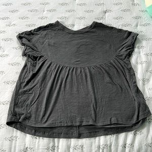 Grey Shirt w/ Cut-Out Back (oversized)